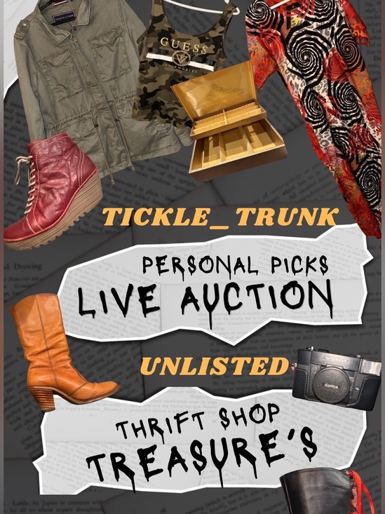 Accessories - Saturday 4pm MST Live Auction:Thrift Shop Treasures! My personal picks for you!